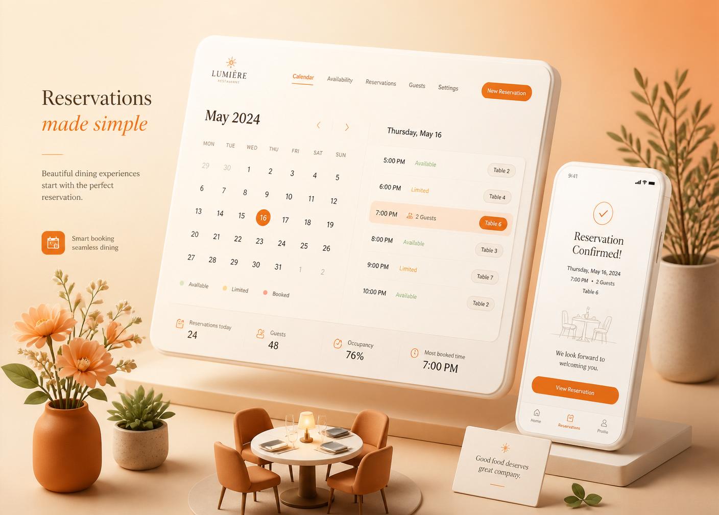Reservations & Bookings